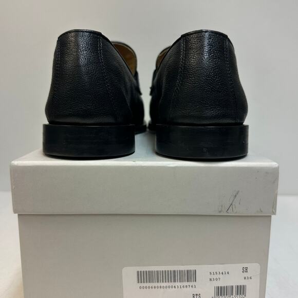 WORN ONCE Brunello Cucinelli Black Calf Penny Loafer Made in Italy EU 44 US 11 D main image 9